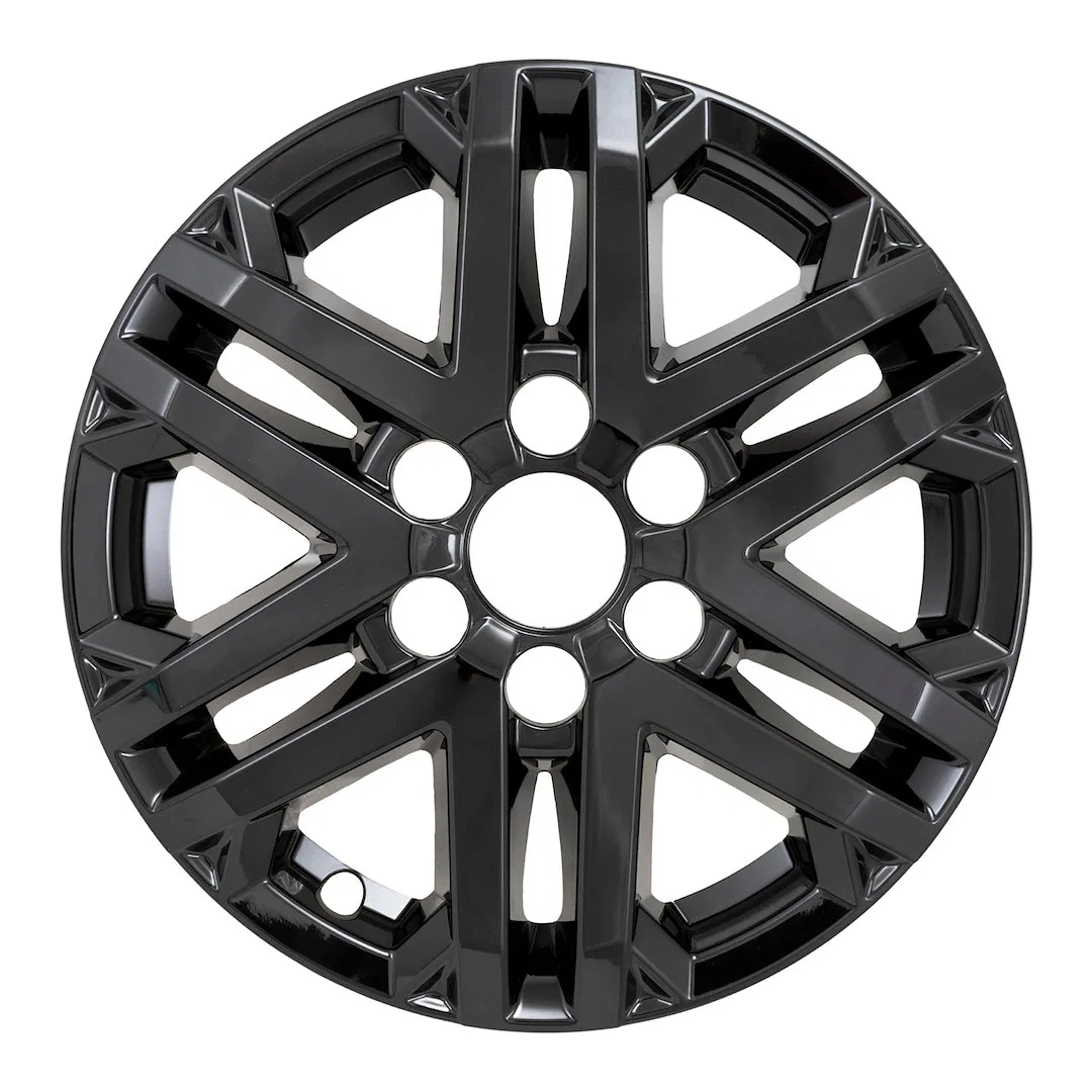 IWCIMP505BLK – COAST2COAST Wheel Skin, 18 Inch 12 Spokes Snap-On Painted Gloss Black ABS Plastic Not Compatible With ...